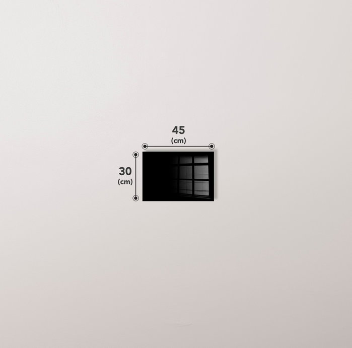 Wallity Cuadro Decorativo de Vidrio Templado Multicolor 30 x 45 cm
